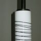 Italian opaline milk glass pendant with overlay, 1960s