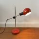 Lampe vintage rouge années 80 Veneta Lumi