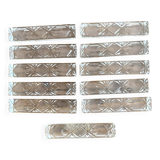 Porte-couteaux en verre moulé, années 50