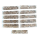Porte-couteaux en verre moulé, années 50