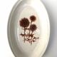 Set of 4 dessert plates and 1 “Thistle” bowl
