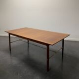 Palisander dining table denmark 1960s extendable mcm