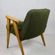 366 olive boucle armchair, 1970s