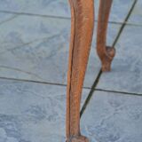 Two oak bedside tables.