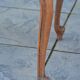 Two oak bedside tables.