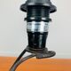 Pair of 90s metal spring lamps