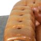Chesterfield 2-seater sofa in light brown/cream English cowhide leather