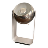 Lampe Eye Ball Julia N259 Spot Boule Chrome Acier Vintage Spage Age 70s
