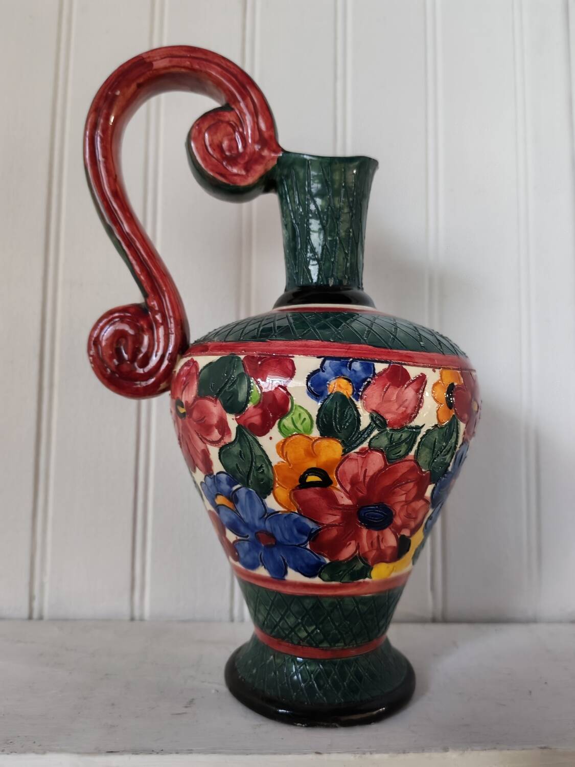 Vintage ceramic carafe from Vallauris, 1960