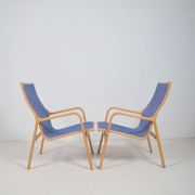 Set of Danish seats designed by Finn Østergaard for Kvist Møbler, 1970s