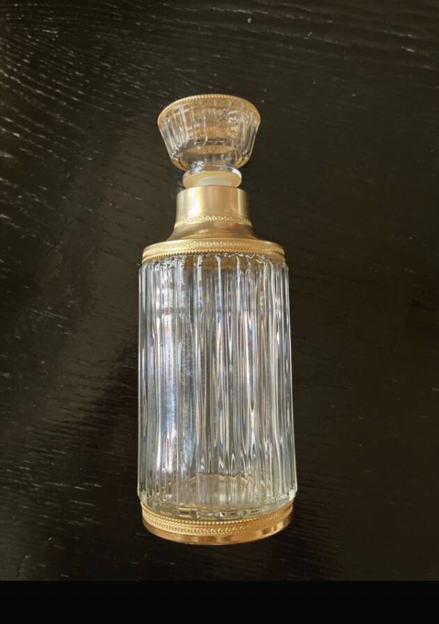 Vintage golden carafe