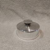 Silver metal sugar bowl silversmith Christofle model Mercury Sabattini
