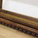 Antique Mirror in oak crossway frame