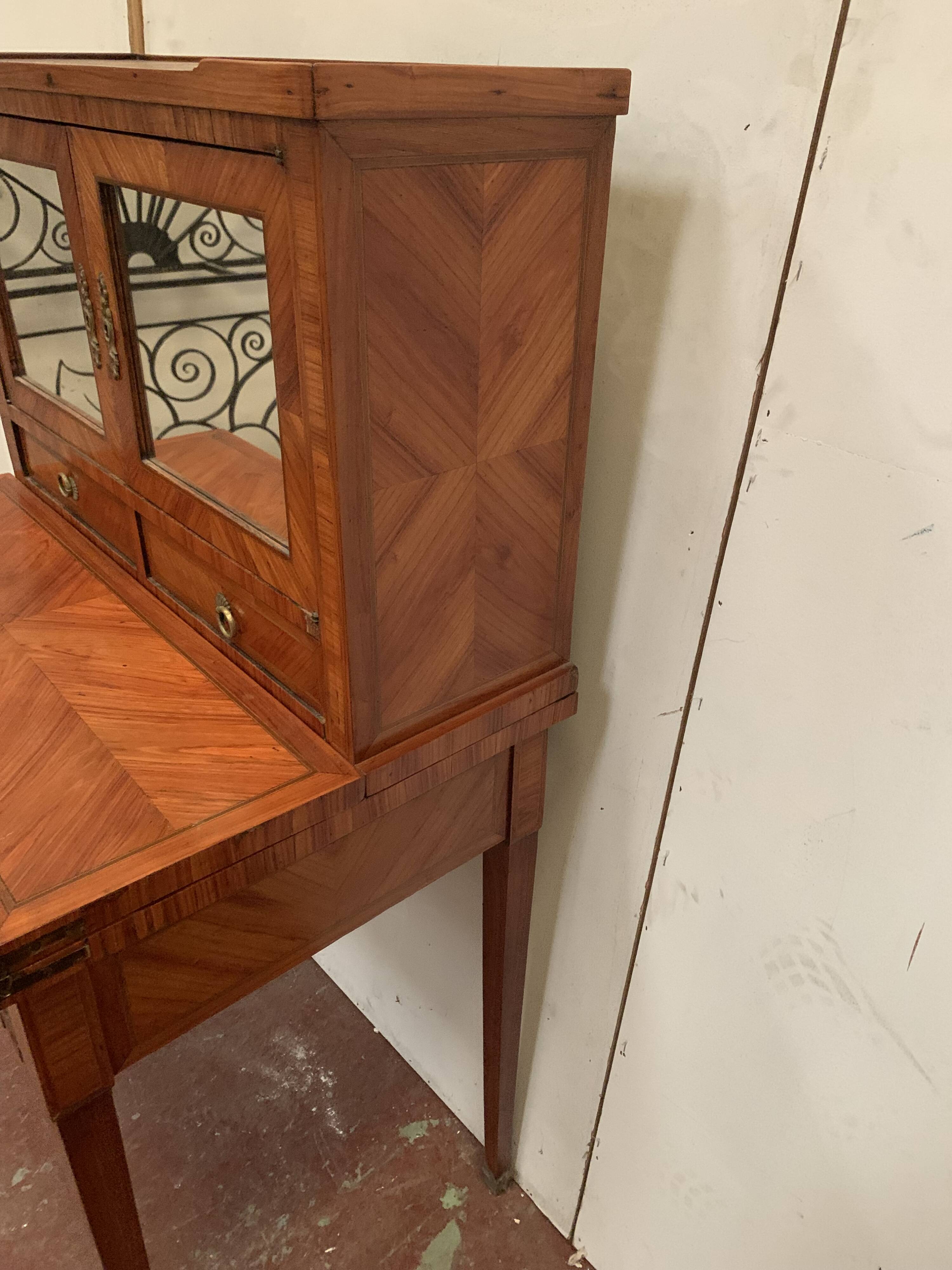 Lady desk in rosewood style Louis XVI XIX century