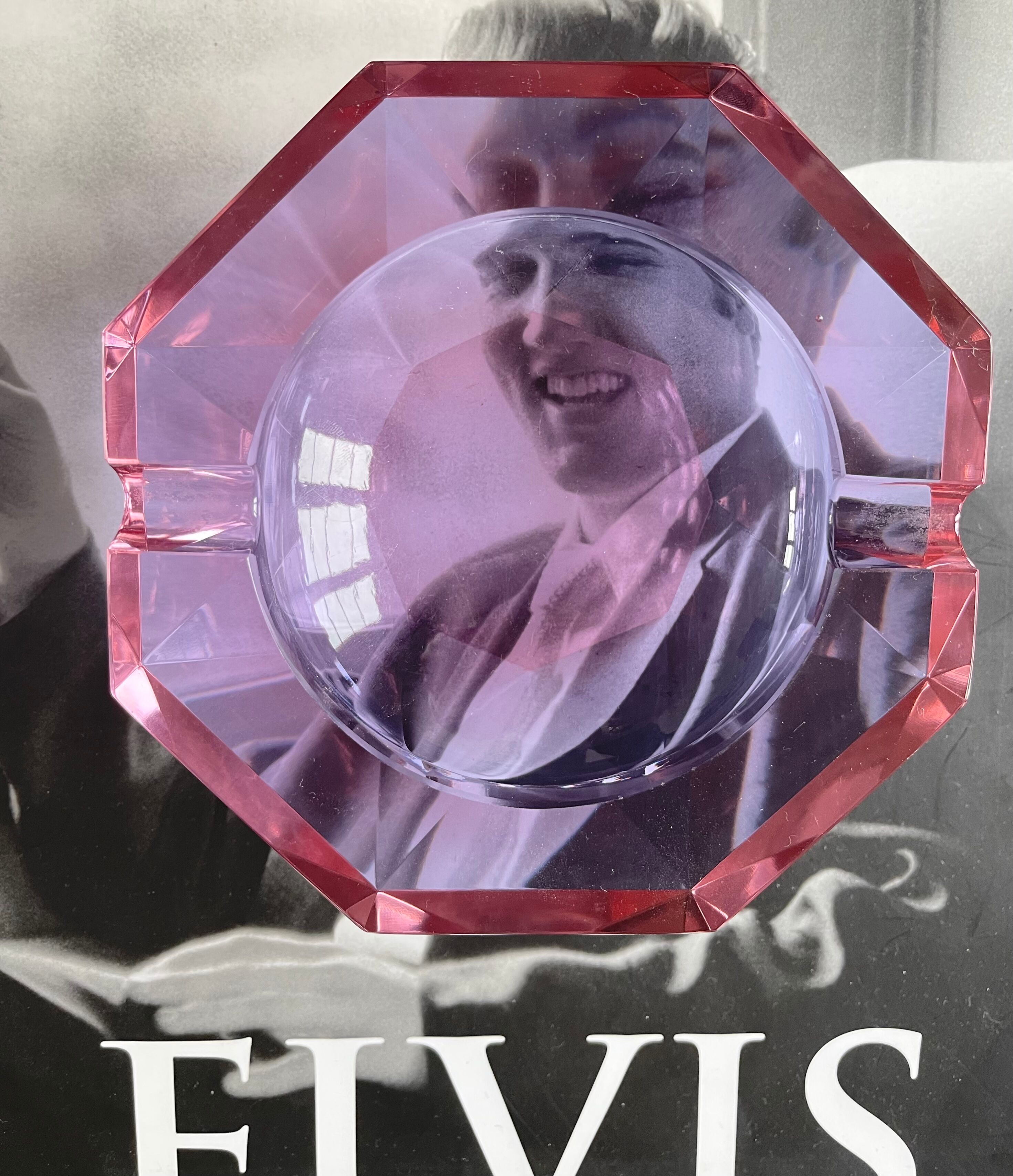 Crystal ashtray 1970