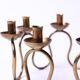 Brass candleby by Lars Holmstrom Sweden 1950s