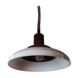 Vintage space-age plastic pendant lamp