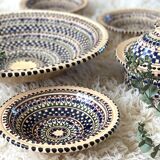 Artisanal Moroccan Dish Service 8 pieces
