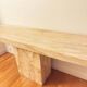 Italian Console Table, Travertine, Mid-Century Modern, 1970s Design