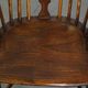 Set of 2 beautiful antique 18th-century English lowback Windsor dining chairs