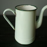 Antique enamelled pitcher