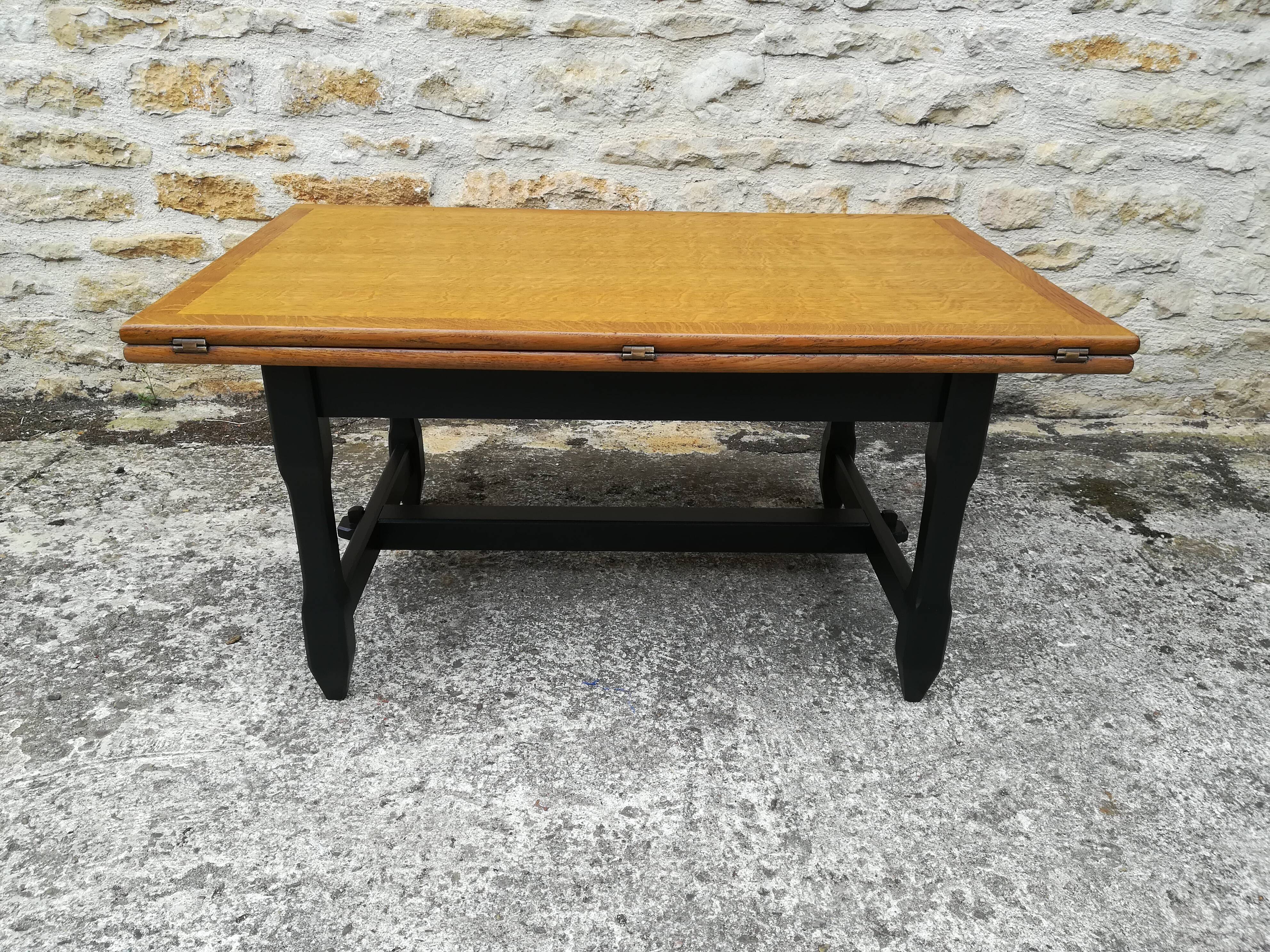 Modular oak coffee table