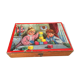 Old set of wooden cubes Good night the little ones