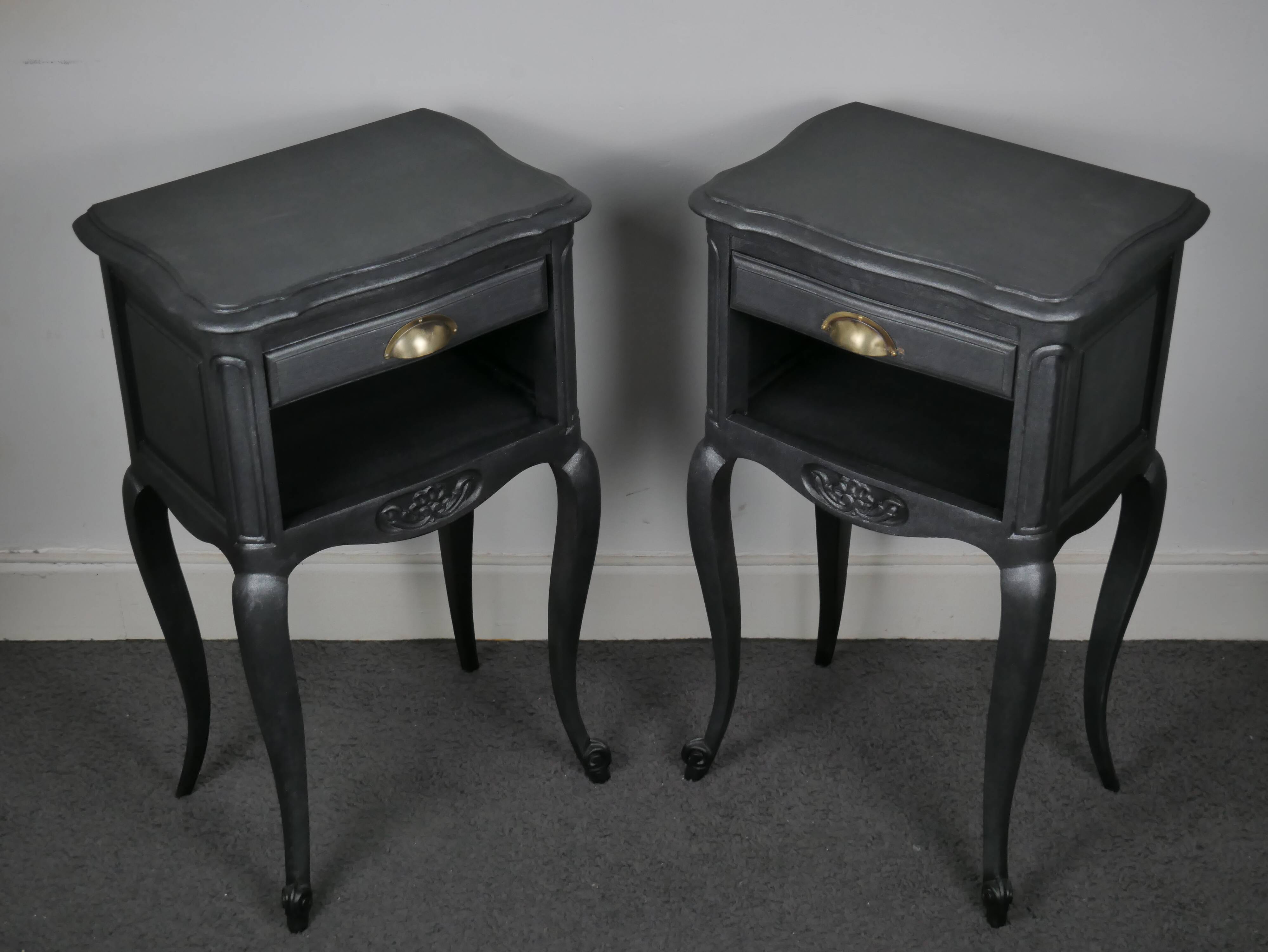 Vintage bedside tables – Louis XV style