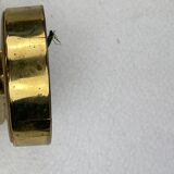 Pair brass and opaline wall sconces or bedside lamps, Austria 1950s