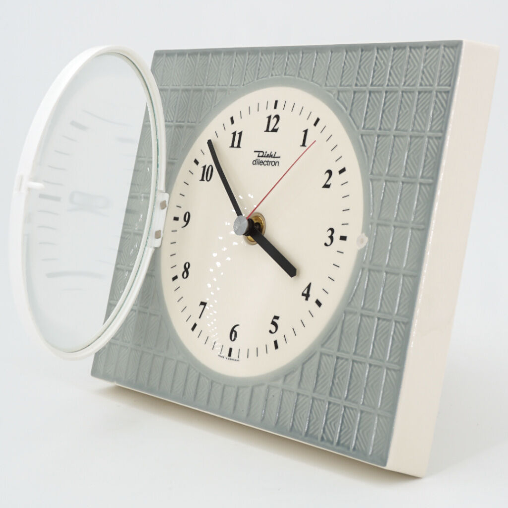 Diehl 60s grey ceramic wall clock