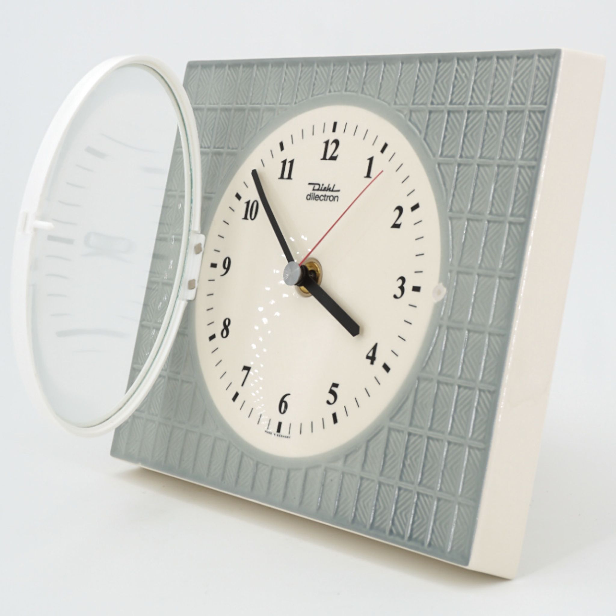 Diehl 60s grey ceramic wall clock