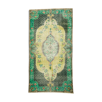 Tapis vintage Anatolien fait main 212 cm x 112 cm