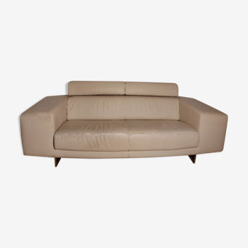 Steiner leather sofa 2/3 seater