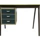 Vintage industrial Drentea Roomsteel desk 1960s metal design