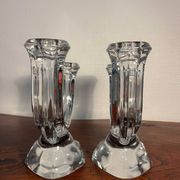 1950s/60s Vannes crystal candlestick, France