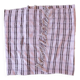 White and black checkered tablecloth from Morocco - 193 x 339 cm