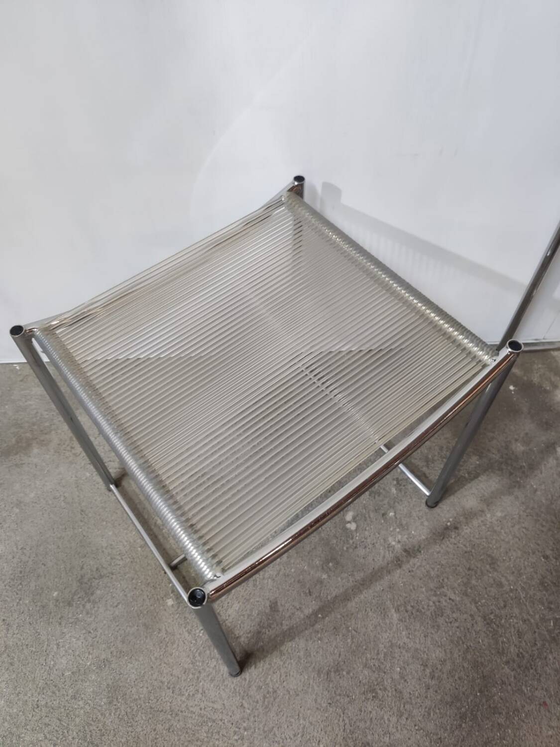 Series of 5 spaghetti stools by G. Belotti Alias