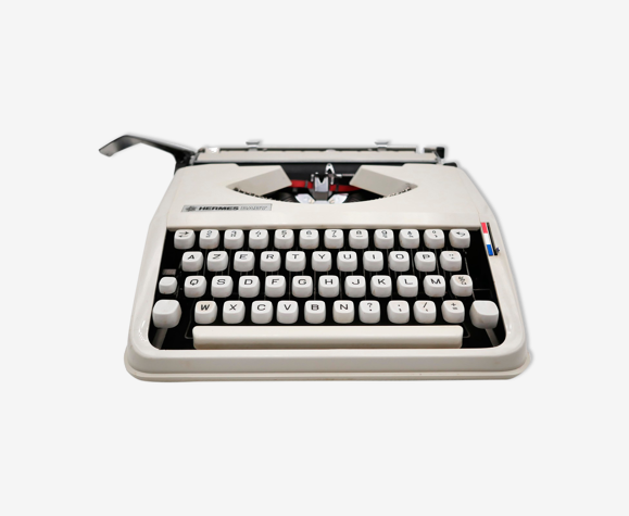 Typewriter Hermes Baby beige cursive revised new tape