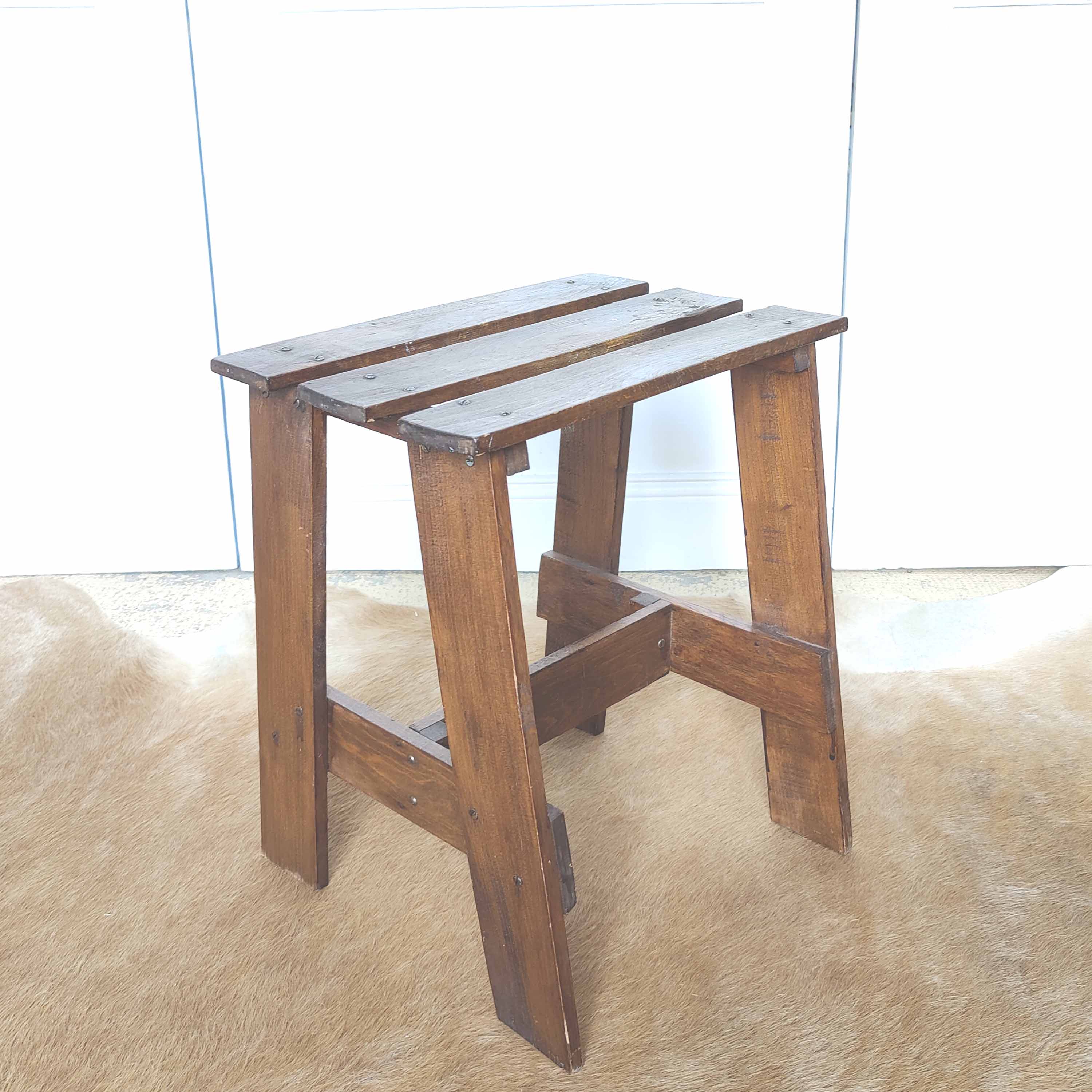 Wooden stool
