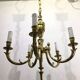 Louis XVI Bronze Chandelier 5 Lights