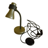 Table lamp, tiltable, gray metal