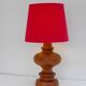 Mid-century modern Scandinavian oak table lamp from Möllers