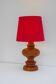 Lampe de table en chêne scandinave moderne du milieu du siècle de Möllers