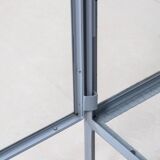 Vintage industrial display cabinet