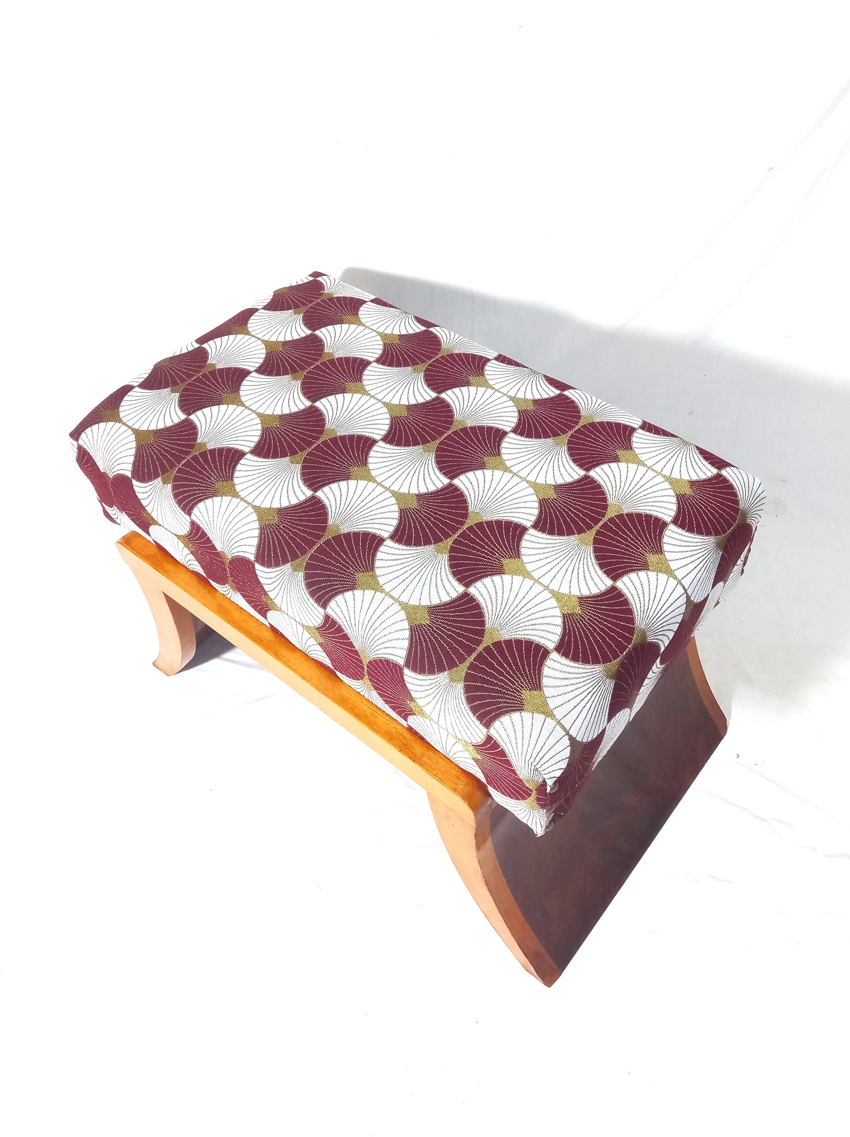 Art Deco Stool Bench