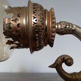 Golden wall lamp