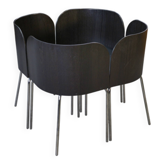 Set of 4 chairs by Sandra Kregnert