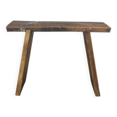 Bench / raw wood workshop stool