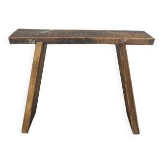 Bench / raw wood workshop stool