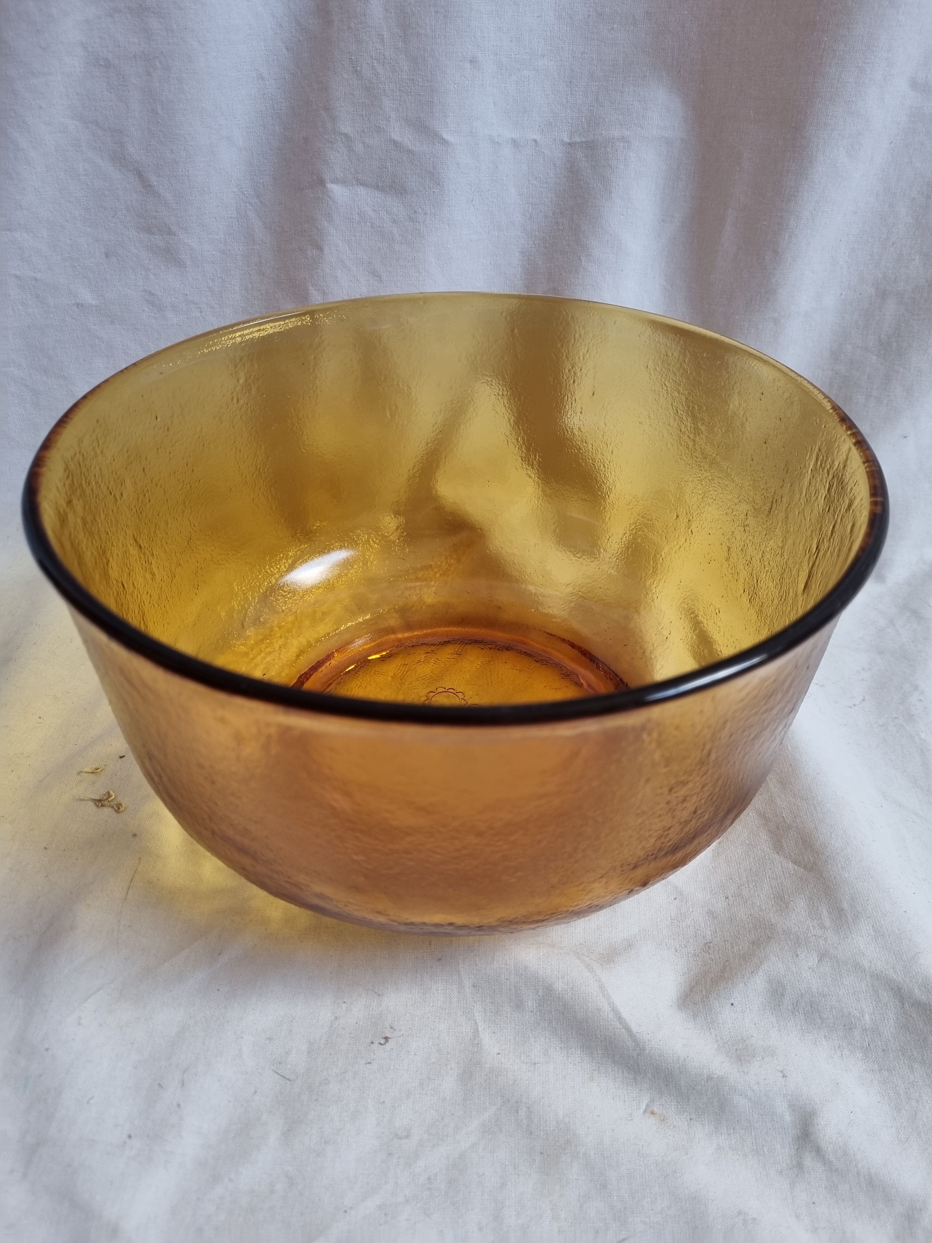 Orange pyrex salad bowl from 1970